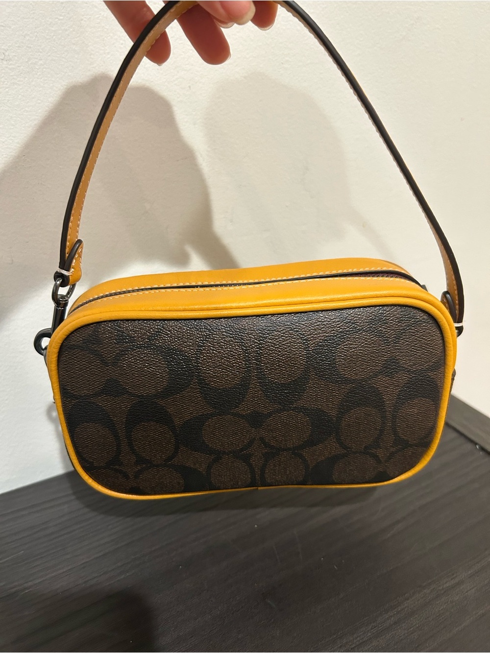 Coach Jamie Mini bag In Signature Canvas With Varsity Motif (Style No. CB851) - Picture 3 of 11
